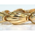 thumbnail image 5 of 14KT 1.00CT FRENCH PAVE DIAMOND SHELL BRACELET G/VS 7.5 INCH, 5 of 10