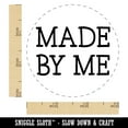 thumbnail image 2 of Made By Me Handmade Fun Text Self-Inking Rubber Stamp Ink Stamper - Brown Ink - Small 3/4 Inch, 2 of 7