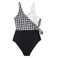 thumbnail image 1 of Aayomet Maillot de Bain une Pièce pour Femmes Résistant au Chlore Col Carré, Noir m, 1 of 4