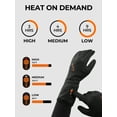 thumbnail image 2 of ORORO Heated Liner Gloves Rechargeable for Men and Women(Black,S), 2 of 8