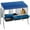 Blue w/ Legs, variant on Sunvasagoo Zinc Alloy Chicken Nesting Box, 3/4 Hole Roll Away Egg Laying Box w/ Removable Tray, Wall Mount or Freestanding