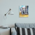thumbnail image 2 of Stupell Industries Baby Elephant at Feet Portrait Vibrant Blue Yellow Wall Plaque, 13 x 19, Design by George Dyachenko, 2 of 6