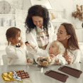 thumbnail image 4 of Juego de 4 moldes de chocolate desmontables, molde antiadherente de calidad alimentaria aprobado, molde para barras energéticas y proteicas, 4 of 4