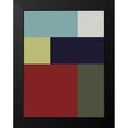 thumbnail image 2 of Grayscale 12x14 Black Modern Framed Museum Art Print Titled - Bright Blocks VII, 2 of 5