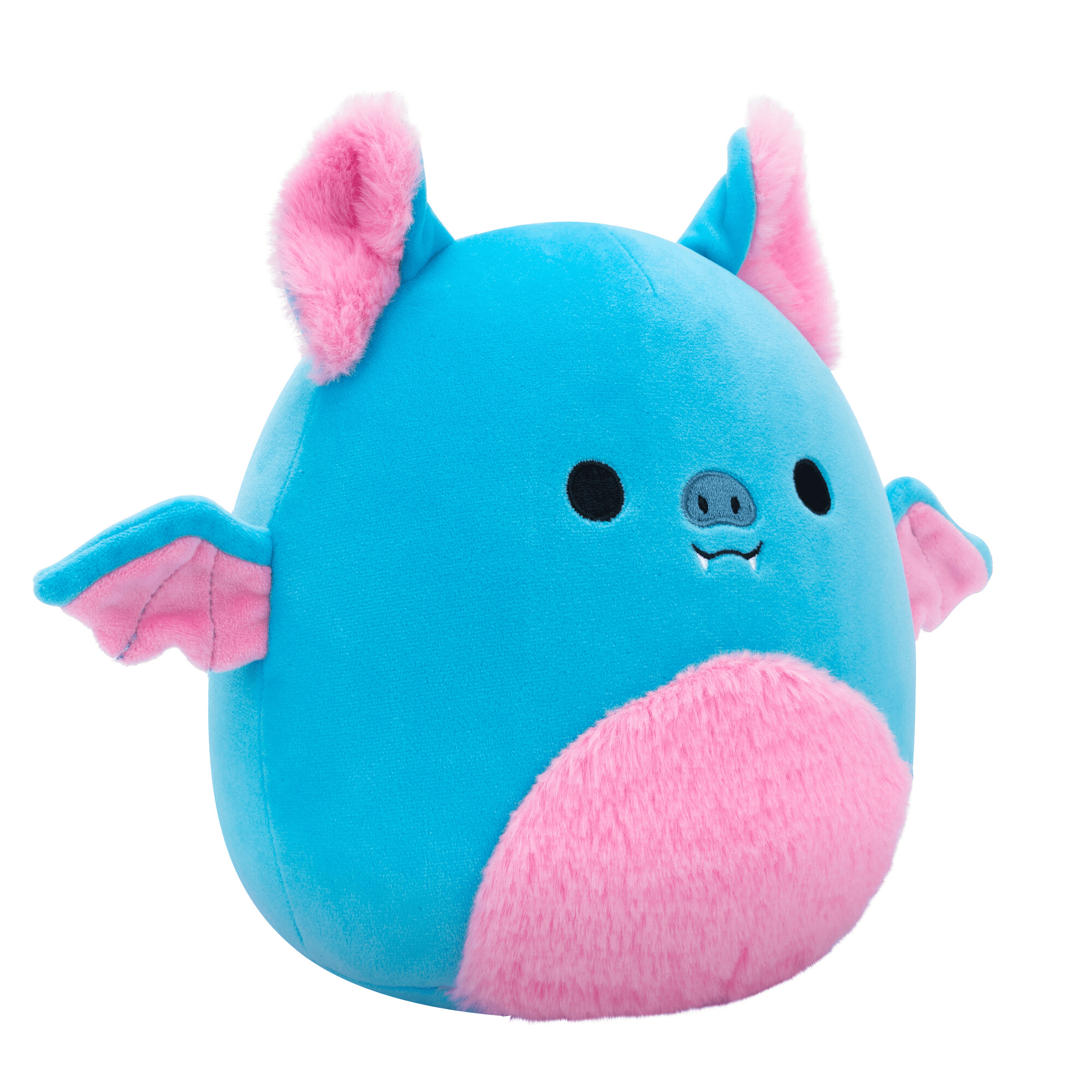Squishmallows 7.5" Plush - Boyle the Blue Fruit Bat with Pink Belly