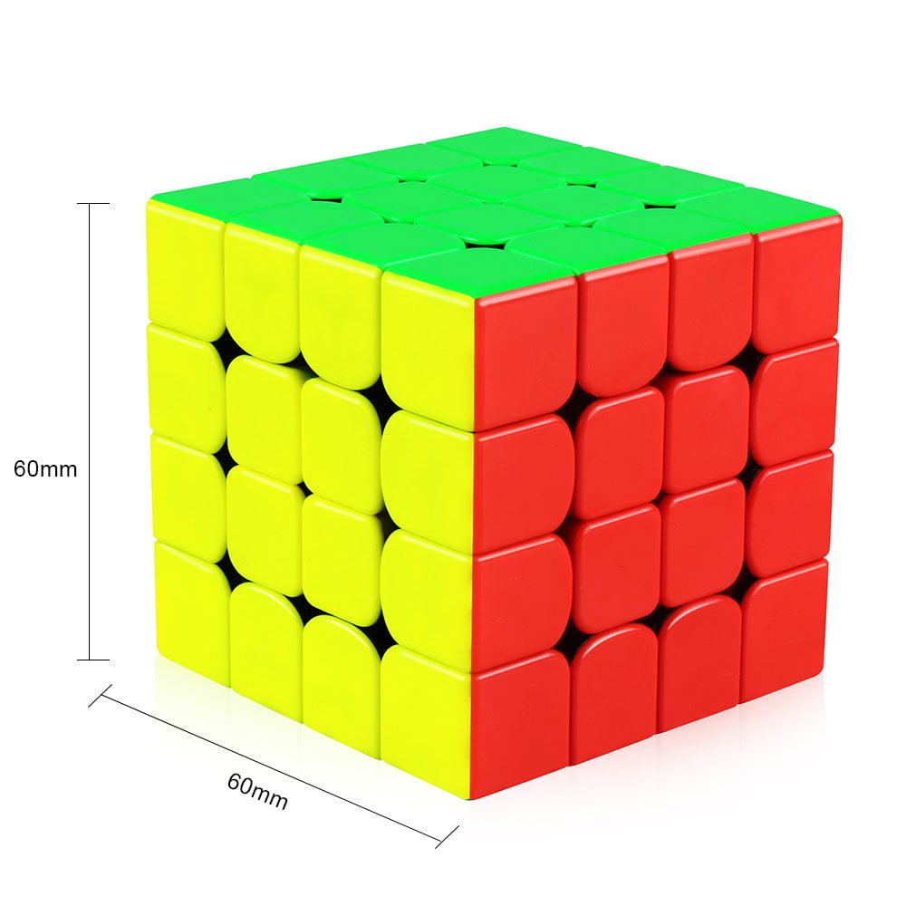 Magic Cube 4x4x4 6CM Full Closure Highly Fault-tolerant Non Card