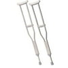 Underarm adjustable aluminum crutch, tall adult, 8ea