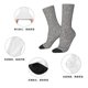 thumbnail image 5 of Balery Black And White Houndstooth Calcetas Largas con Estampado para Hombre y Mujer – Suaves y Transpirables, Talla Única (US 5-11), 5 of 6