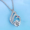 thumbnail image 2 of PVCS Collier Pendentif Cygne Collier Femme Cygne Amour Pur, 2 of 8