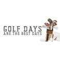 thumbnail image 2 of Reed, Tara 14x8 White Modern Wood Framed Museum Art Print Titled - Golf Days neutral panel III-Best Days, 2 of 4
