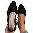 thumbnail image 4 of Miqool Womens Lace Shoes Slip On Closed Toe Soft Sole Breathable Flat Shoes Comfortable Office Work Walking Shoes, 4 of 9