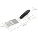 thumbnail image 3 of Espátula para sartén, plancha de hierro, espátula para carne de acero inoxidable 430, herramienta de cocina japonesa con pequeñas fugas, utensilio de cocina portátil plegable, diseño de, 3 of 8