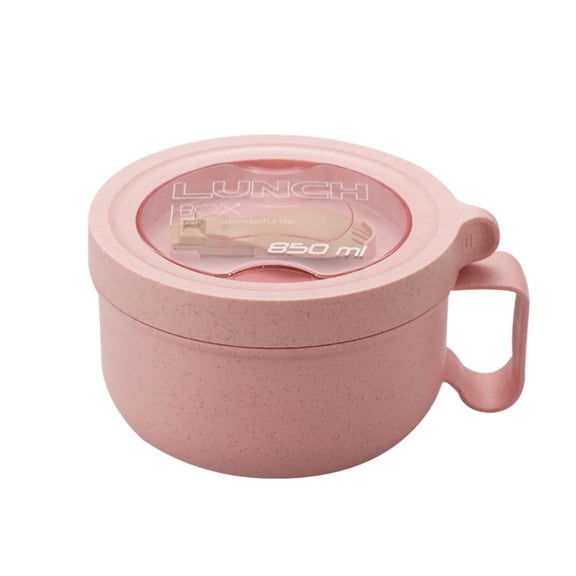 TACILIP Microwave Soup Mugs with Lids and Handles Microwave Ramen Bowl with Lid for Soup and Instant Noodles Kitchen Utensils, Birthday Gifts