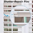thumbnail image 3 of 85 Pcs Plantation Shutter Repair Kit For Shutter, Cabinet, Furniture, Closet, 3 of 5