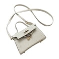 thumbnail image 1 of Compacto y versátil para uso diario, ideal para ir de compras, elegante bolso de hombro blanco para mujer de 19 x 13 x 7 cm, 1 of 8