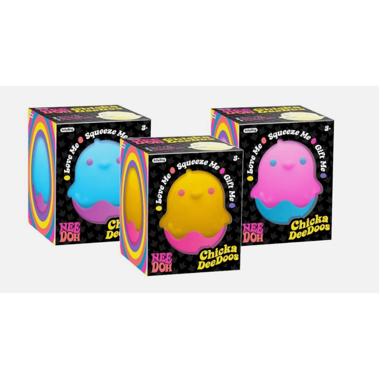 NeeDoh Chickadeedoos Chick Stress Ball (1 RANDOM Figure) - Walmart.com