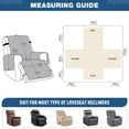 thumbnail image 4 of Funda reclinable impermeable TAOCOCO con granulado antideslizante Camel, 4 of 7