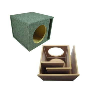 subwoofer box Single 15" Vented Sub Box Loudspeaker Cabinet, MDF, Gray Carpet