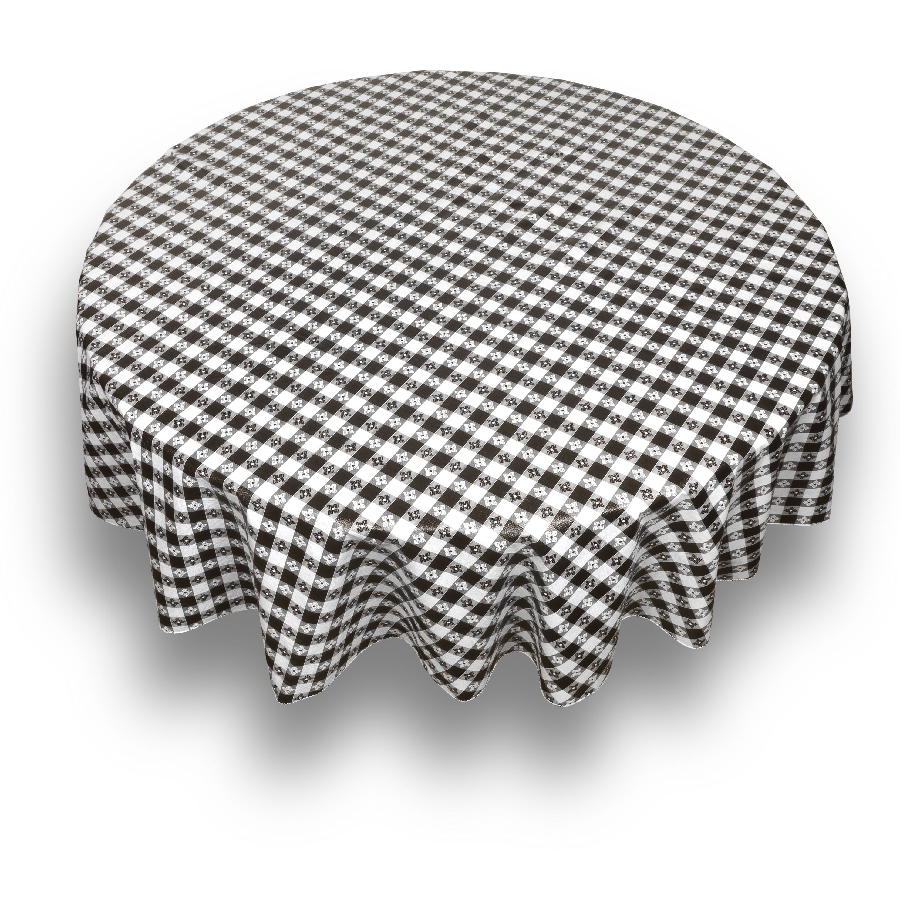 Home Style PVC Tablecloth Heavy Duty Flannel Backed Kitchen Design 