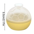 thumbnail image 3 of Football Shaped Ice Mold, Flexible Silicone Freezer Chilling Tray With Easy Release Surface, Reusable Soccer Ball Drink Maker for Cocktails Whiskey Juice Soda Frozen Desserts Summer Gatherings, 3 of 6