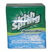 Moisture Blast Deodorant Soap by Irish Spring for Unisex - 3 x 4 oz Soap