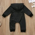 thumbnail image 2 of Franhais Newborn Baby Romper Jumpsuit, Boy/Girl Warm Zipper Cotton Long Sleeve Hooded Clothes, 2 of 6