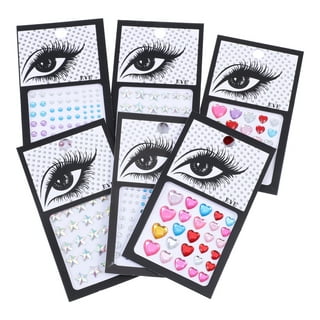 Pretty Girl Cosmetics, 6-Pack Zebra Star Stickers
