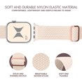 thumbnail image 3 of Xtreme Unisex Nylon Braided Elastic Watch Band 4-Pack, Large, Breathable, Adjustable, 42/44/45/49mm, Compatible with Apple Watch, For Women/Men, Milk Tea/Starlight/Nude Pink/Blue Gray, 3 of 9