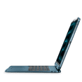 thumbnail image 7 of Pekarejue Keyboard Case for Apple iPad Pro 12.9-inch 2022 6th 5th 4th 3rd Generation: Smart Trackpad RGB Backlight, 360 Rotatable Cover and Pencil Holder for Apple iPad Pro 12.9 inch Navy Blue, 7 of 7