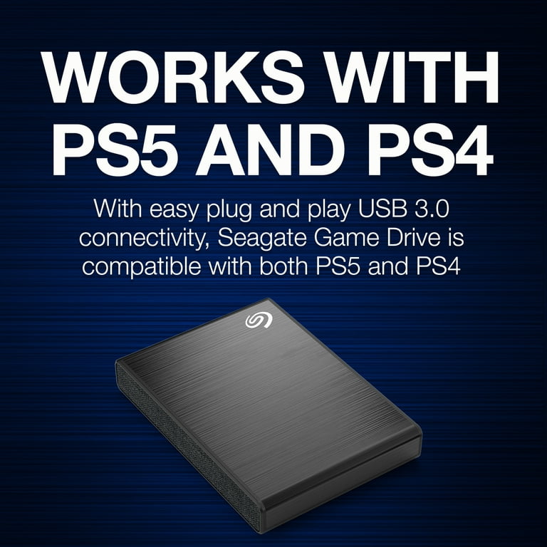 Seagate PS4 USB 3.0 Game Drive 2TB External Hard Drive Black