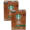 Starbucks Decaf Pike Place Medium Roast Decaffeinated Coffee K-Cup Pods 24 Ct Box, Pack Of 2 (48 Pods Total)