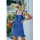 thumbnail image 4 of ABPHQTO Vestido de mujer azul con volantes y lazo en forma de ojo de cerradura, 4 of 5