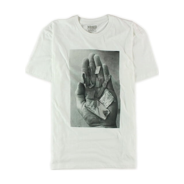 Camiseta gráfica Vans OTW Piecer para hombre Blanca Grande