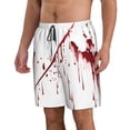thumbnail image 2 of Balery Bloody Hand Traje de Baño Estilo Hawaiano para Hombre, Shorts de Secado Rápido con Bolsillos-3X-Large, 2 of 6