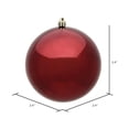 thumbnail image 2 of Vickerman 2.4" Burgundy Shiny Ball Ornament, 24 per Bag, 2 of 5