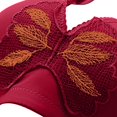 thumbnail image 6 of Gymayou Wire-Free Full Coverage Bra for Middle-Aged Elderly Women Adjustable Shoulder Straps Gentle Support Anti-Sagging Comfort Everyday Underwear Wine M, 6 of 8