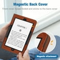thumbnail image 6 of Fintie Stand Case for Nook GlowLight 4 Plus Tablet 7.8" (2023 Release) - Premium PU Leather Sleeve Cover with Card Slot and Hand Strap, Brown, 6 of 8