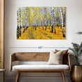 thumbnail image 3 of Elephant Stock Autumn Birch Forest Trees Wall Art - Horizontal Canvas Wall Art - Living Room Wall Decor - Nature Canvas - Yellow And Black Decor - 48" x 32", 3 of 8