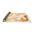 thumbnail image 2 of Ahgly Company Indoor Rectangle Abstract Orange Modern Area Rugs, 5' x 8', 2 of 4