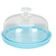 thumbnail image 5 of Cubierta antipolvo para movimiento de reloj, 6 ranuras de almacenamiento, tapa transparente, bandeja protectora antipolvo para reloj azul, 5 of 5
