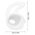 thumbnail image 4 of MasteelfCA 6PCS/3Set Silicone Ear Hooks Wireless Headset Anti Skid Earphone Protector For Airpods, 4 of 7