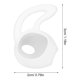 thumbnail image 4 of FELTECHELECTR Juego de 6 ganchos de silicona para las orejas, 3 unidades, para auriculares inalámbricos, antideslizantes, protectores para Airpods., 4 of 6