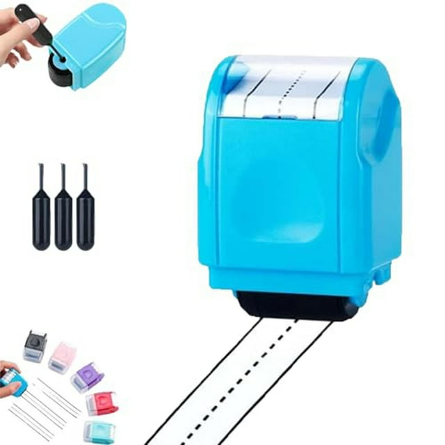 Craft Stationery Track Stamp Self Inking Line Road Stamp Roller for Handwriting Practice and Learning with Teacher Approved Design for Kids