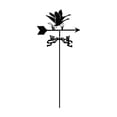 thumbnail image 2 of Veleta de acero inoxidable para techo, indicador de dirección del viento, soporte metálico para exteriores, decoración de jardín y patio, 20,5 x 13 pulgadas JASKFLY, 2 of 5