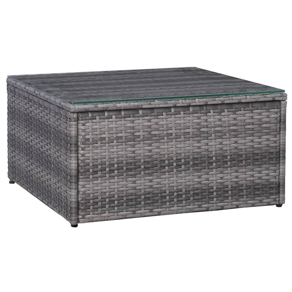 Kepooman Outdoor Patio Rattan Sectional Sofa Set with Cushions & Pillows, Set of 6, Grey Kepooman Outdoor Patio Rattan Sectional Sofa Set with Cushions & Pillows, Set of 6, Grey