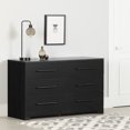 thumbnail image 1 of Commode 6 tiroirs pour Adulte, fini Chêne noir, collection Primo de Meubles South Shore, 1 of 12