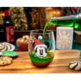 thumbnail image 4 of Disney Mickey Mouse Santa Hat Teardrop Stemless Wine Glass | Holds 20 Ounces, 4 of 8
