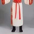 thumbnail image 4 of Linfrsh Kid Boys Ancient Chinese Traditional Hanfu Dress Fancy Dress Halloween Christmas Easter, Graduation Party Dress(Red,11-12 Years), 4 of 5