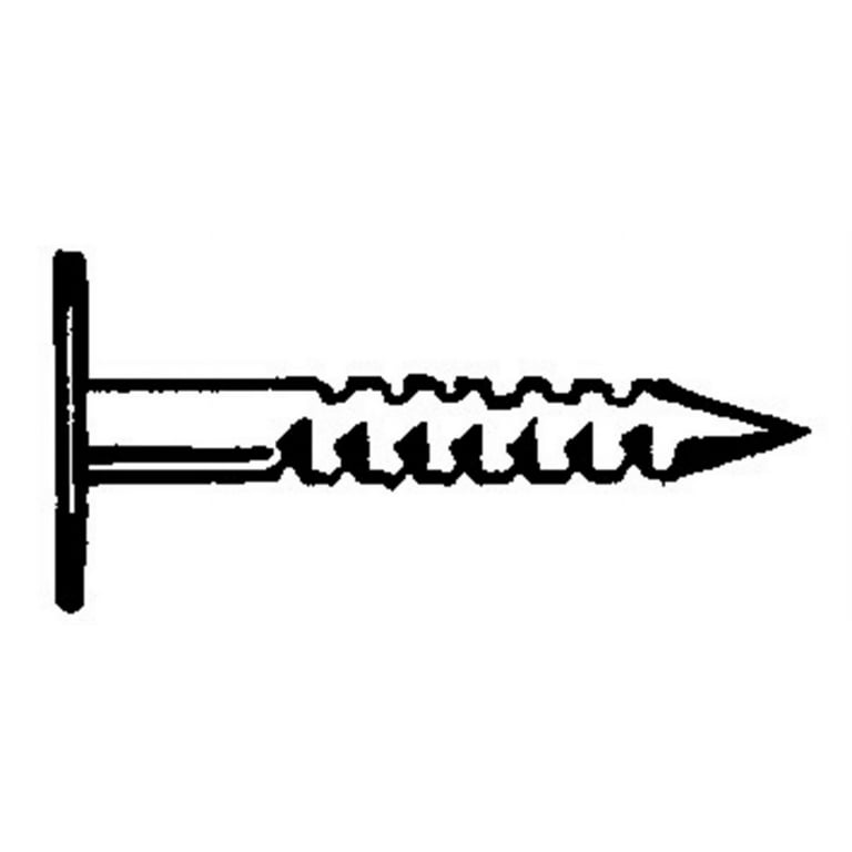 Grip-Rite 1 in. Roofing Electro-Galvanized Steel Nail Flat Head 50 lb Grip-Rite 1 in. Roofing Electro-Galvanized Steel Nail Flat Head 50 lb