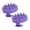 Purple, variant on FXMLRLK Scalp Massager Brush for Hair Growth – Silicone Scalp Scrubber & Scalp Exfoliator – Manual Scalp Massager Brush for Wet or Dry Use – Hair Massager Scalp Shampoo Brush Tool (Purple)